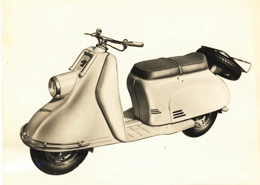 Heinkel-Roller Tourist (175 ccm) WerbeFoto