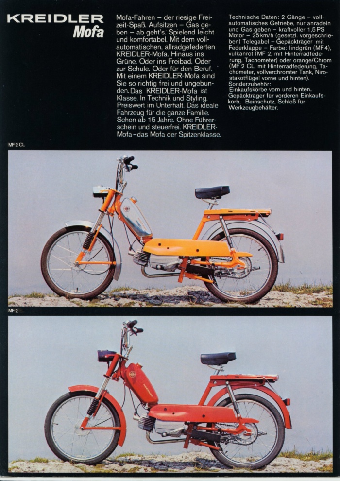 Kreidler MofaMoped KF1197 8,72-2