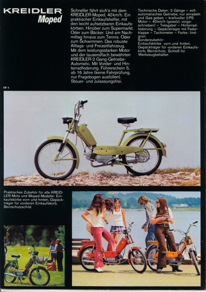 Kreidler MofaMoped KF1197 8,72-3