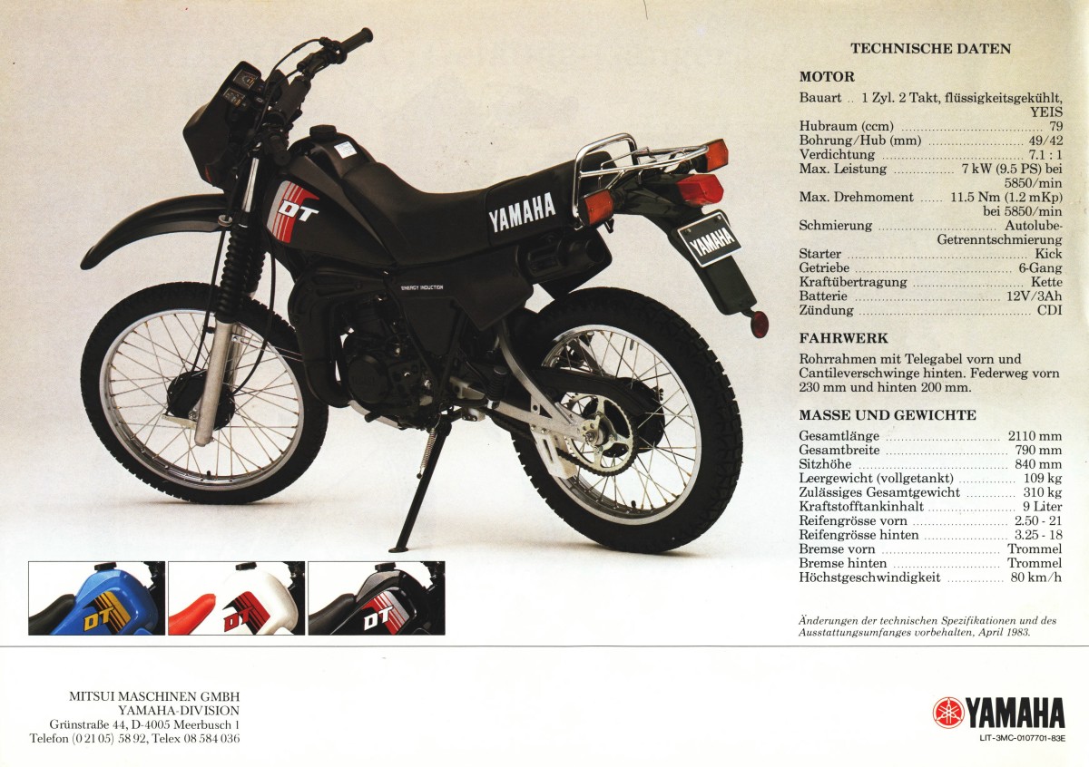 Yamaha 1983 DT80LC 04