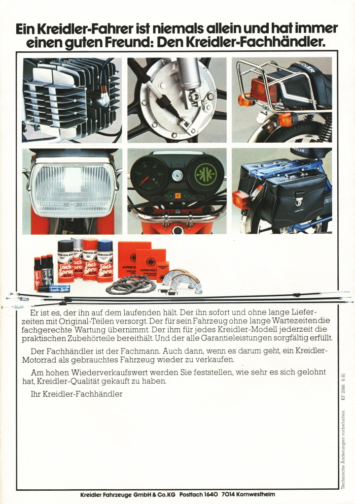 Kreidler 1981 Mofa-Programm 08